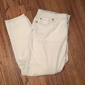 Loft white jeans